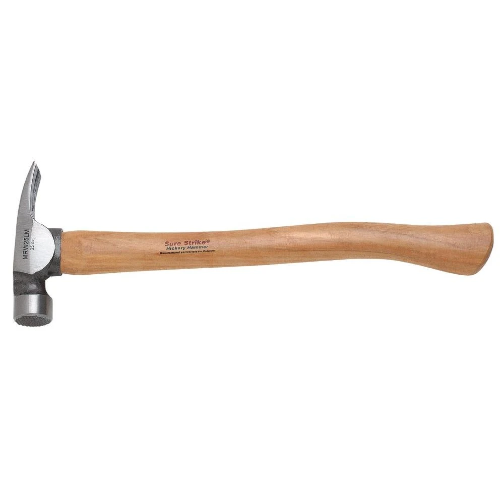 California Framing Hammer, 25 Ounce, Durable Steel Head with Smooth Face and Curved Claw