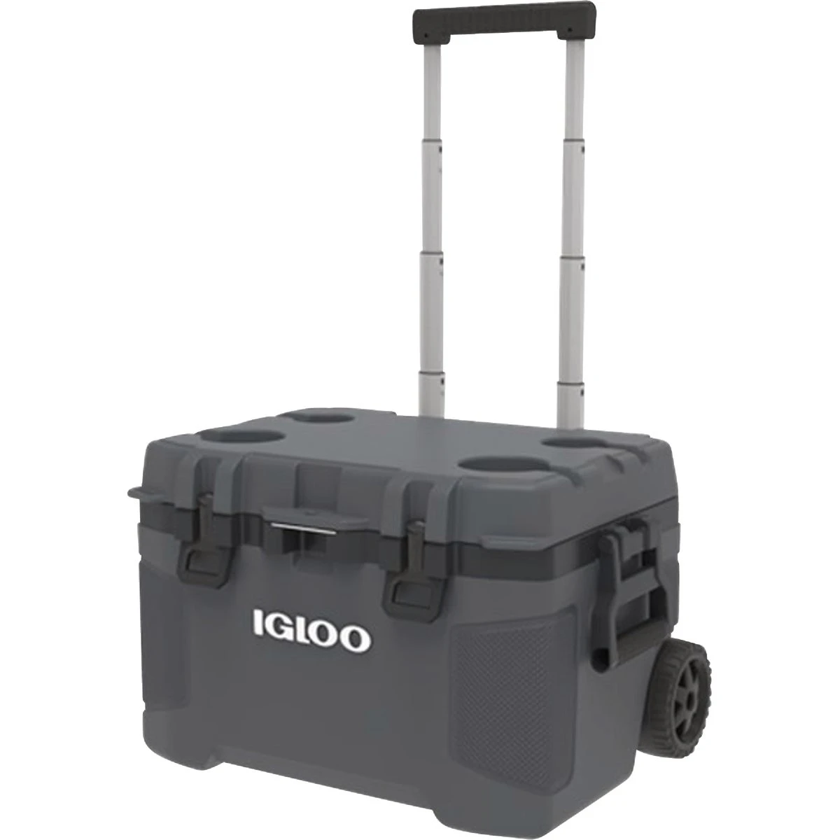 52 Quart Heavy-duty 2-wheeled Cooler, Carbonite/obsidian Gray