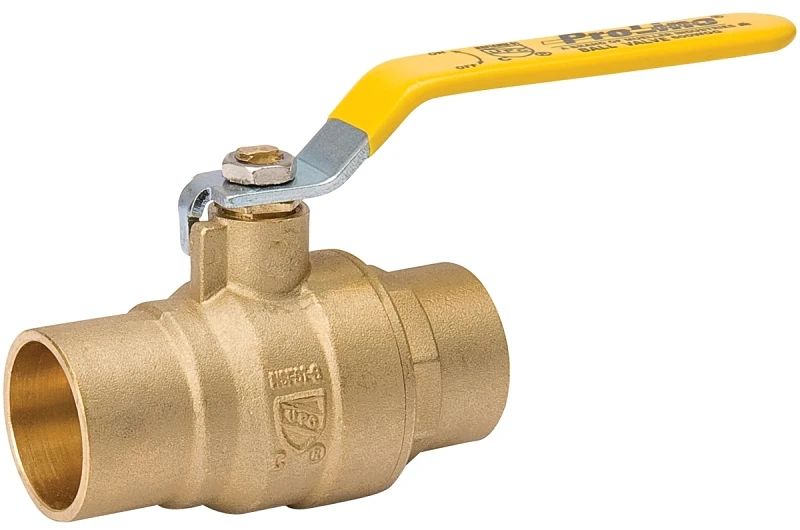 1-1/2-inch Lead Free Solder Ball Valve With Galvanized Handle
