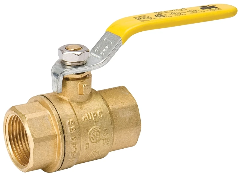 Full-port Ball Valve, Forged Brass, Female Pipe Thread, 3/8-inch, Lead Free