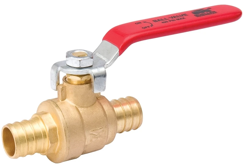 Full-port Ball Valve, Forged Brass, Pex Connection, 1-inch, Lead Free