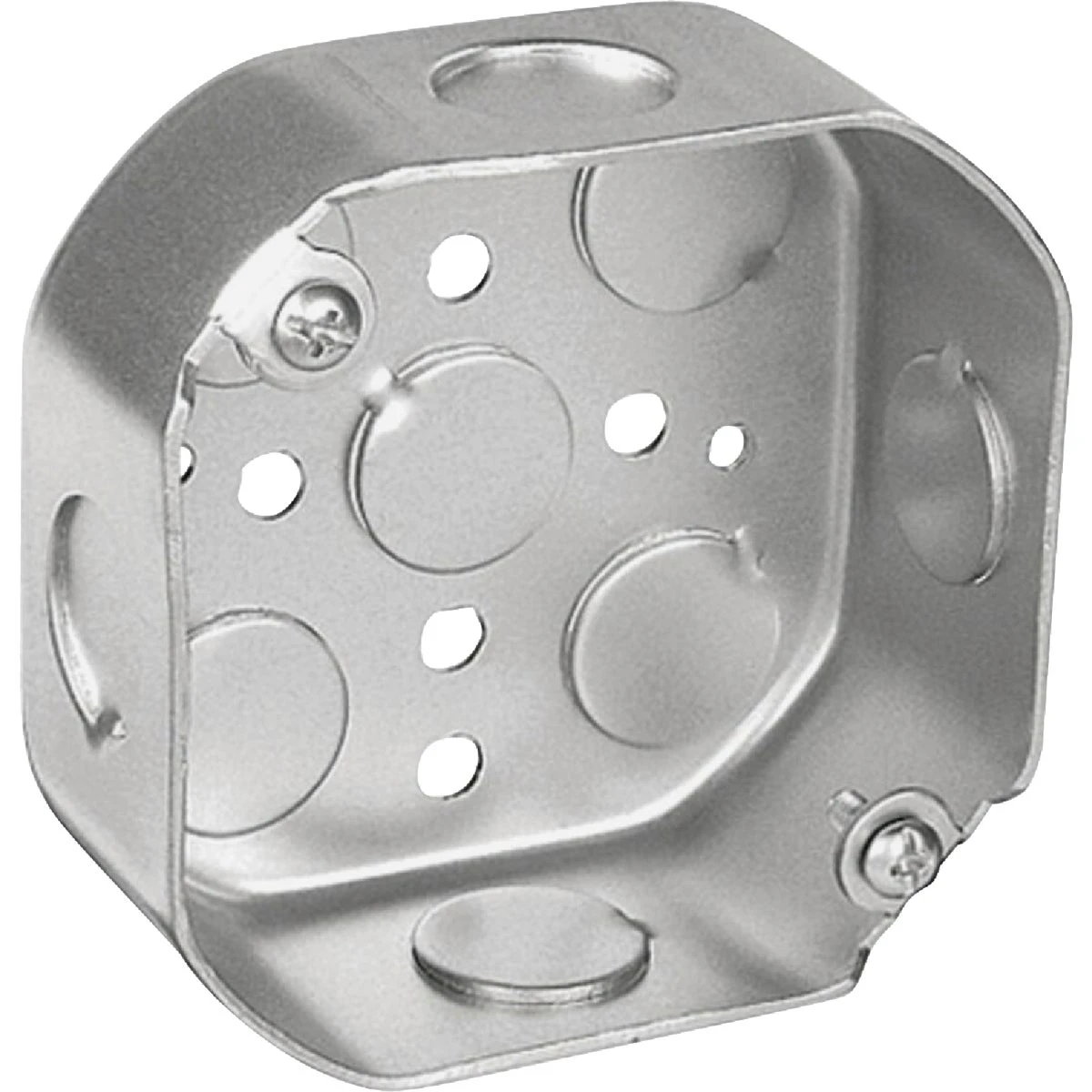 Old Work 3-1/2 In. X 3-1/2 In. Octagon Box - Durable Steel Construction
