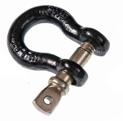 Farm Clevis, Black, 7/8" X 3-1/4" With Zinc Plated Pin