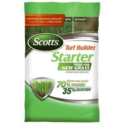 Turf Builder Starter Food for New Grass - Florida Fertilizer, 3.27 Lbs., Covers 1,000 Sq. Ft