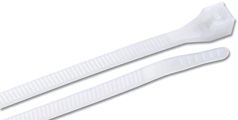 Cable Ties, Natural Color, 15 In., 50-Pk.