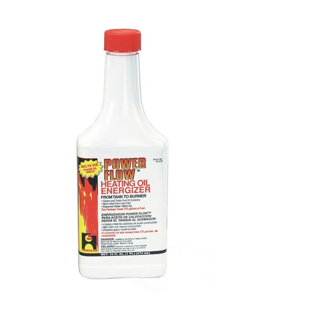 Hercules Power Flow Fuel Oil Additive, 1 Pint - Model 35302