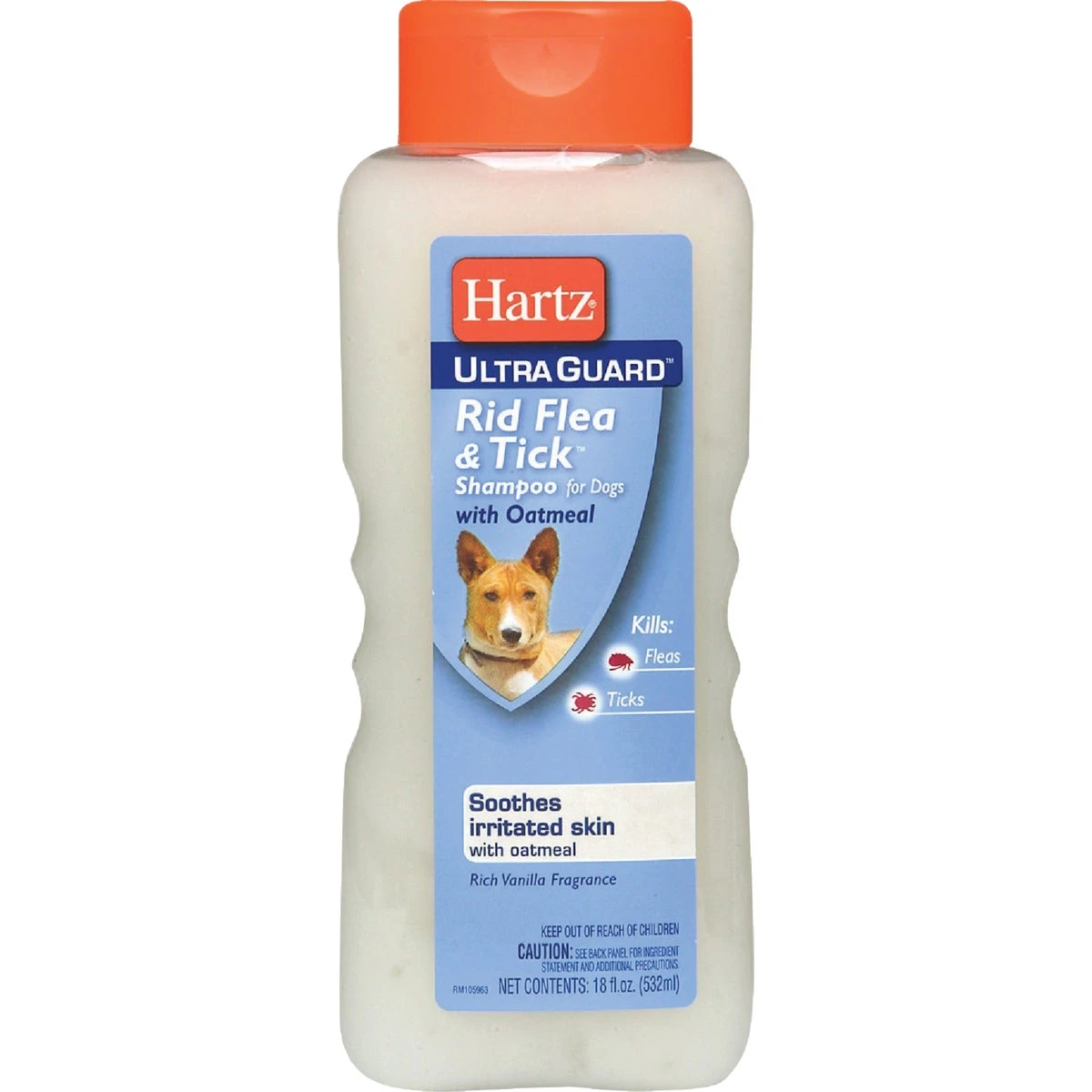 Ultraguard Rid Flea & Tick 18 Oz. Vanilla Scent Oatmeal Dog Shampoo