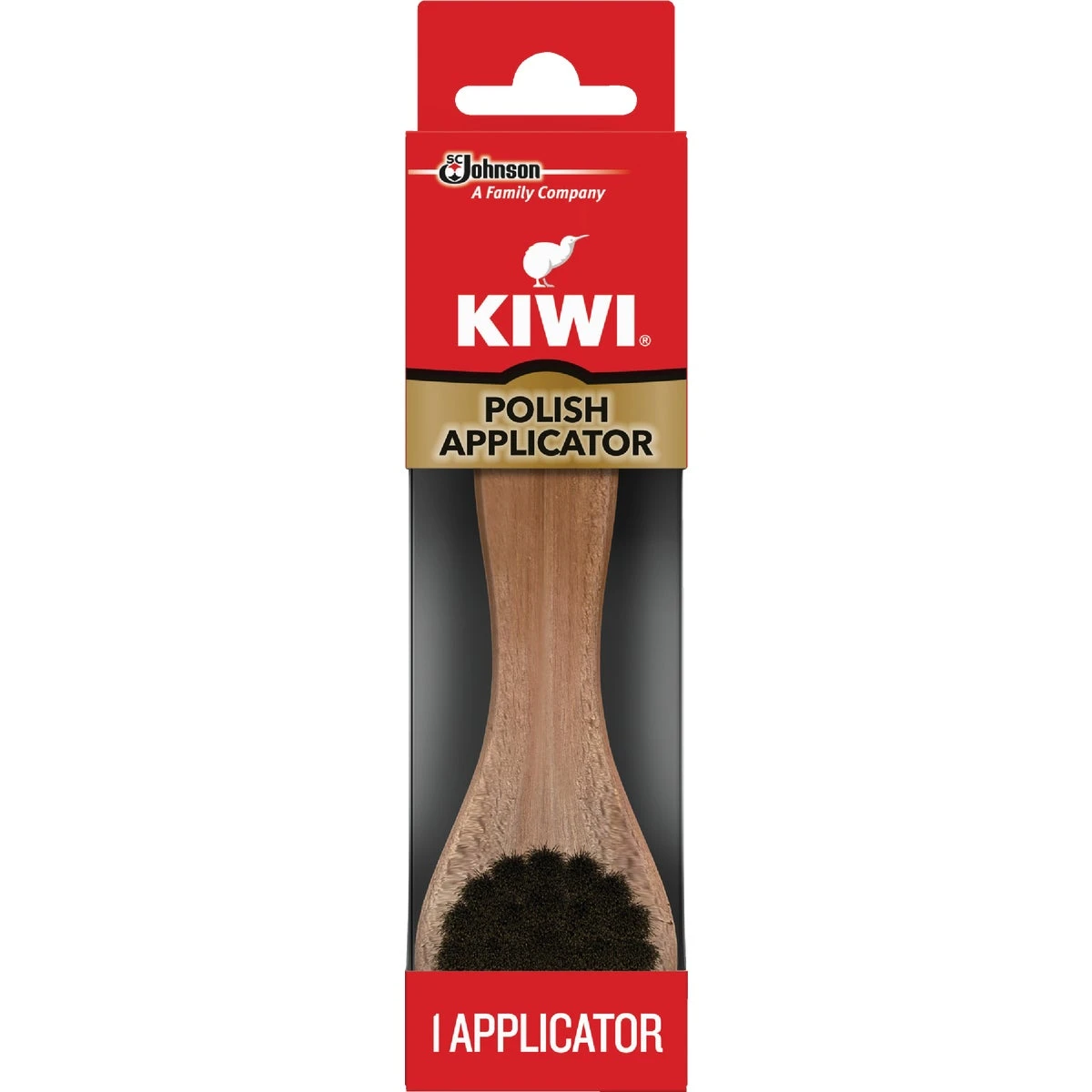 Horse Hair Polish Applicator With Wooden Handle For Shoe Care