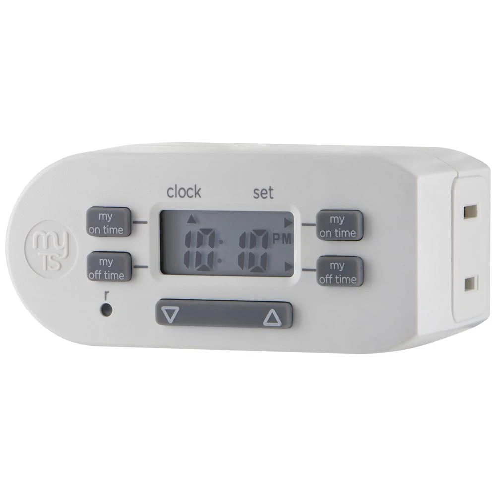 Digital Indoor Bar Timer, 1 Outlet With Programmable Settings