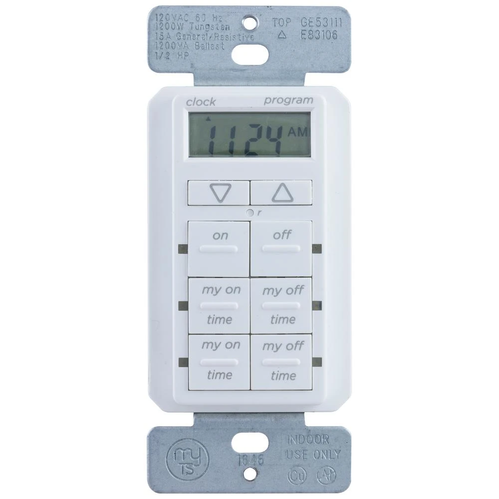 In-wall Digital Touch Timer With Customizable Settings And Countdown Feature