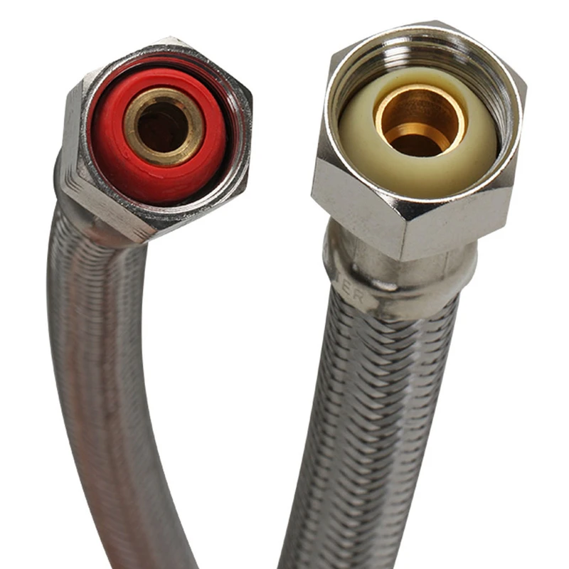 16 Inch Braided Stainless Steel Faucet Supply Line - Model B3f16