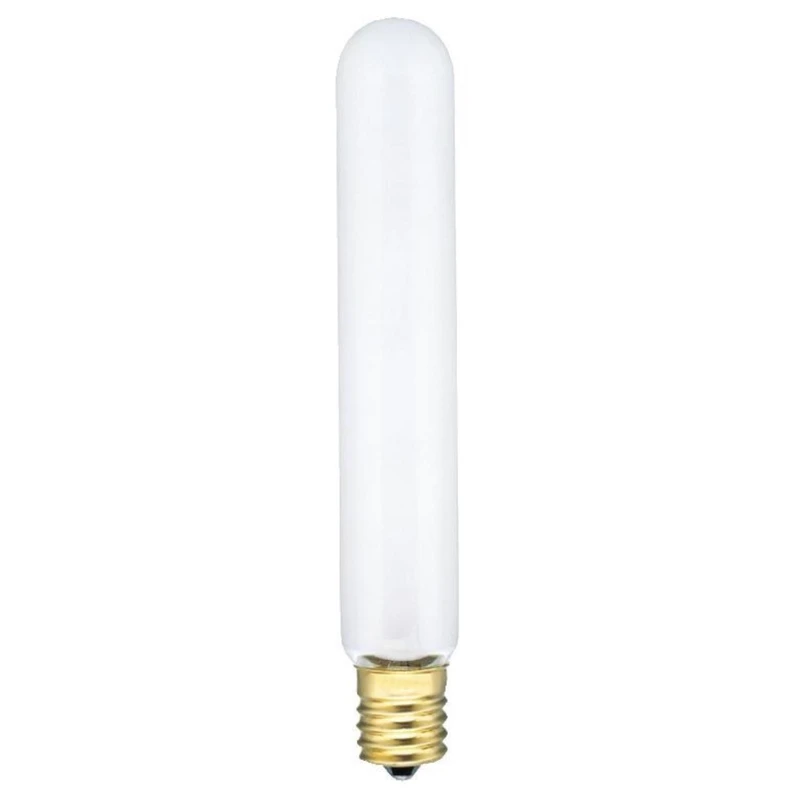 40-Watt Frosted Tubular Light Bulb, 380 Lumens