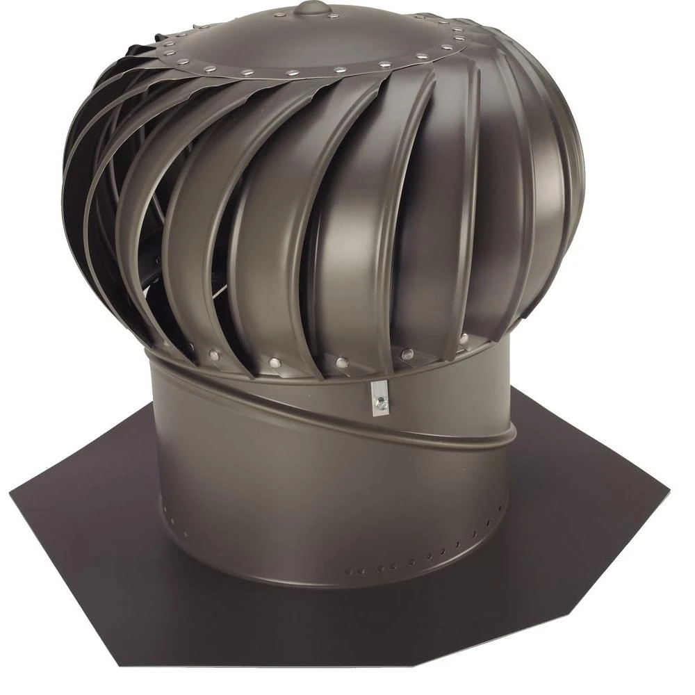 12 In. Weathered Bronze Aluminum Internally Braced Wind Turbine By Whirlybird
