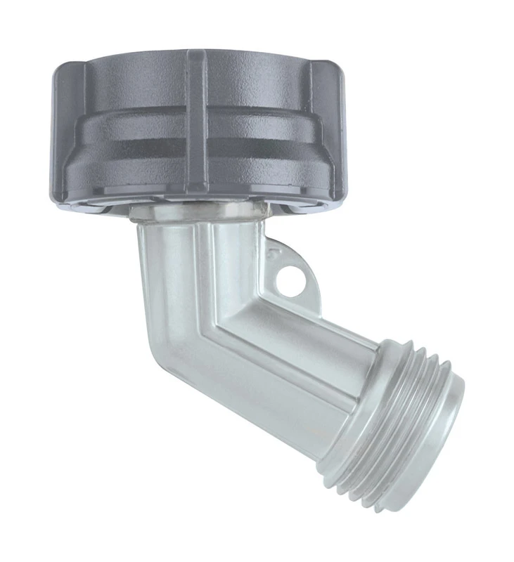 Zinc Threaded Gooseneck Hose Adapter 801604-1001 For Garden Hose