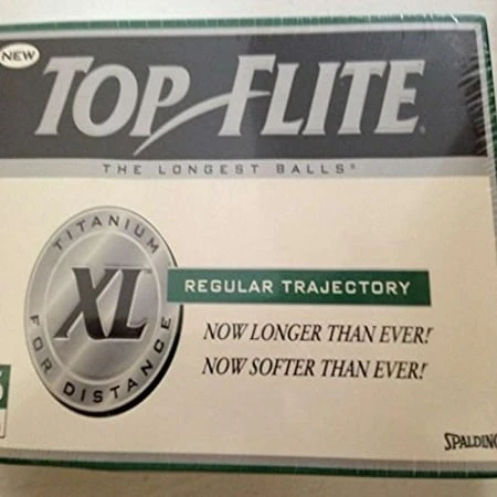 Spalding Top Flite XL Titanium Distance Regular Trajectory - 15 Golf Balls