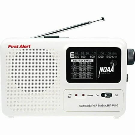 Noaa Emergency Alert Radio Wx-17 With Am/fm And 7 Weather Channels