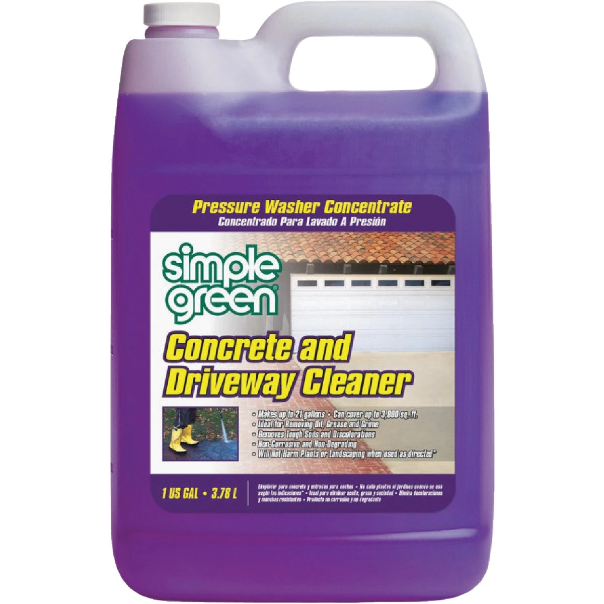 128 Oz. Simple Green Concrete And Driveway Cleaner Pressure Washer Concentrate