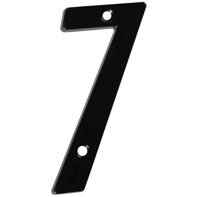 National Hardware 4 in. Black Metal Number 7 Mounting Screws 1 pk