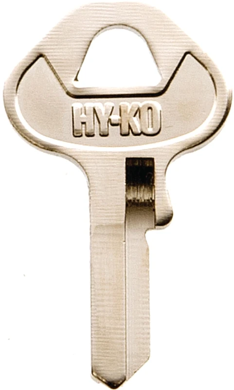 Hy-ko Traditional Single Sided Automotive Key Blank For Master Padlocks And Locks
