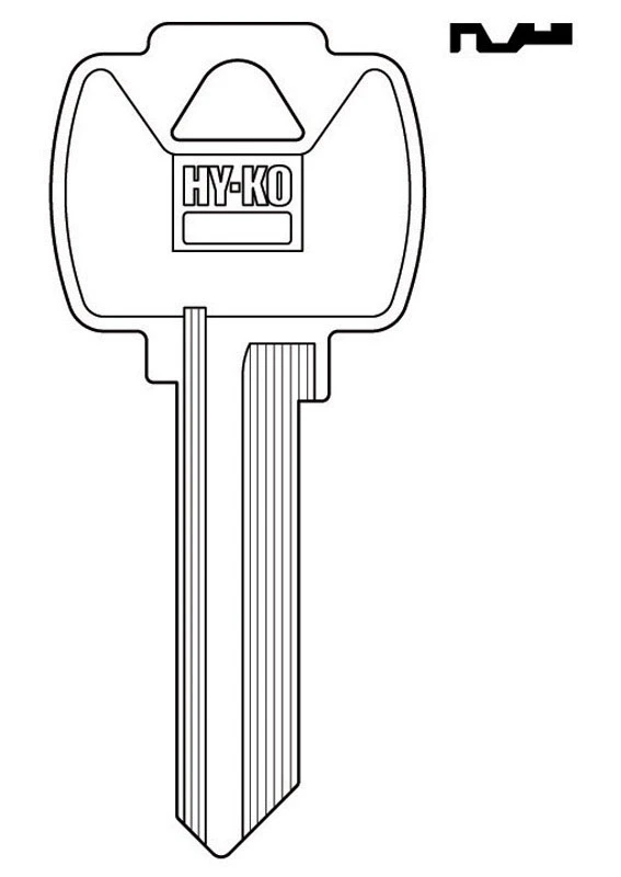 Hy-ko Home House/office Key Blank Fa3 Single Sided For Falcon Locks