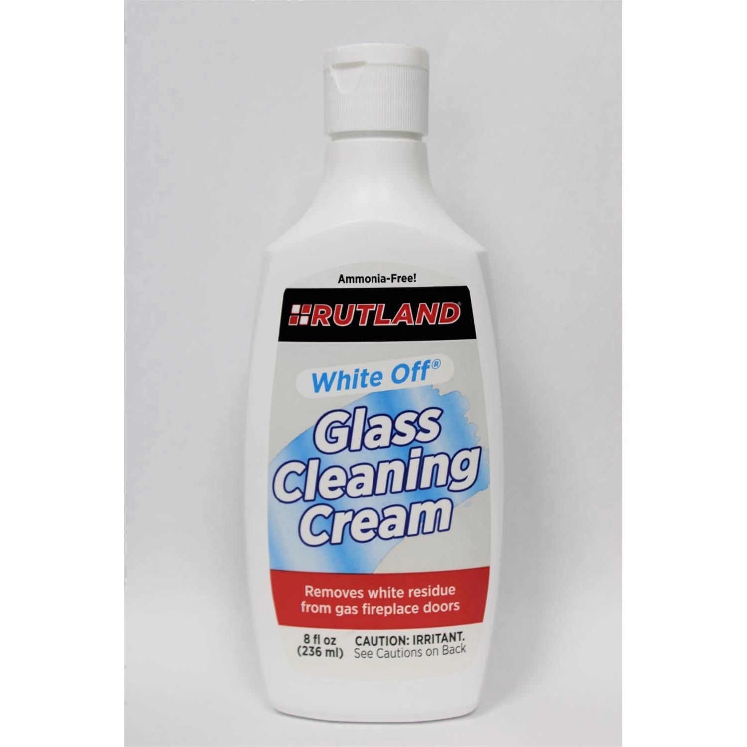 White Off Glass Cleaner 8 Oz - Non-abrasive Cream For Glass And Stainless Steel