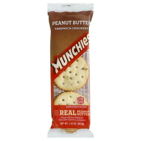 Munchies Peanut Butter Sandwich Crackers, 8 count, 1.42 oz