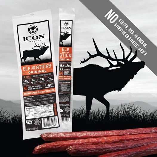 4 oz. Elk Stick, Original, 4-Pk.