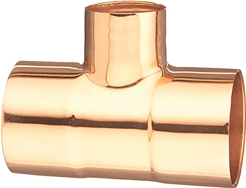 1 In. Sweat Copper Tee - Durable Copper Fitting For Plumbing