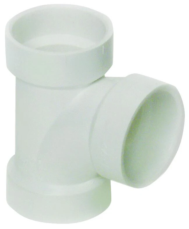 1-1/2 Inch Dwv Pvc Sanitary Tee With Hub Connection - Model 192151l