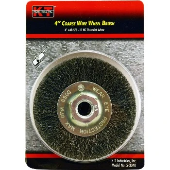 5-3340 4 Inch Coarse Wheel Brush For Heavy-duty Cleaning