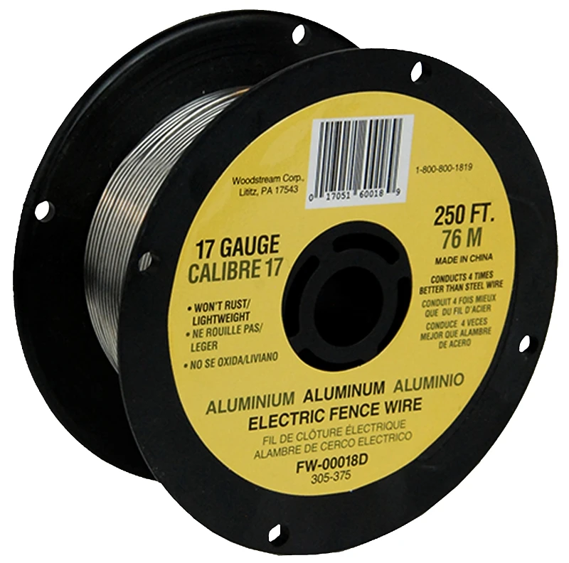 Fi-shock Fw-00018d 250 Ft 17-gauge Aluminum Fence Wire