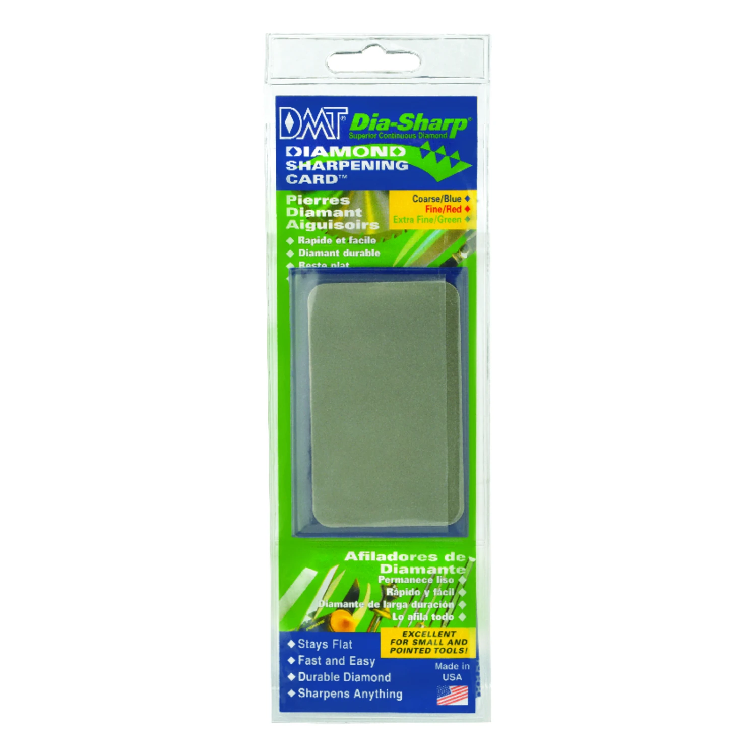 Dia-sharp 3 In. Diamond Sharpener 325 Grit Coarse - Portable Tool