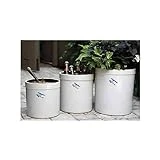 5 Gallon Bristol Brown Crock With Bluebird Stamp By Burley Clay