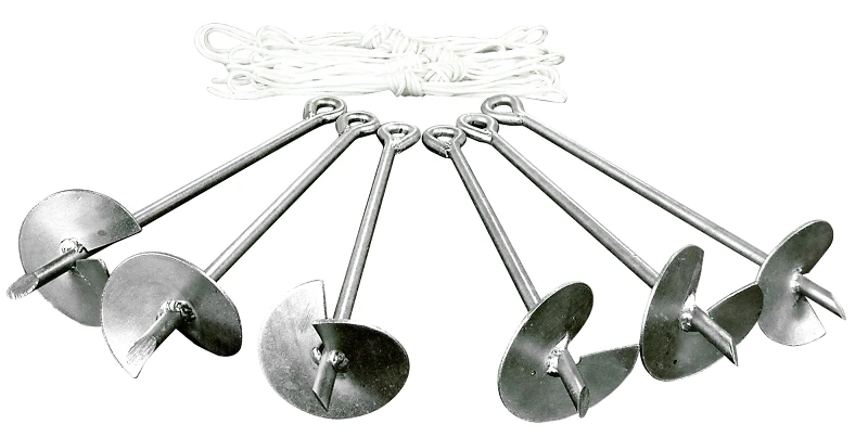 Domain Carport Anchor Kit, Heavy Duty, Galvanized Steel, Model 10001400002