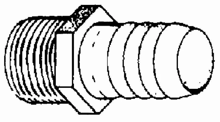 Nlrbma3-4 Adapter Hex Male 0.75 Inch Bronze Fitting