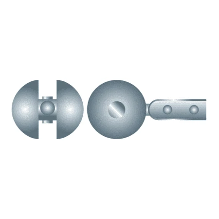 1-r 1-1/8 Inch Diameter Revolving Roller Head Cutter For B Size Flat Sewer Rods