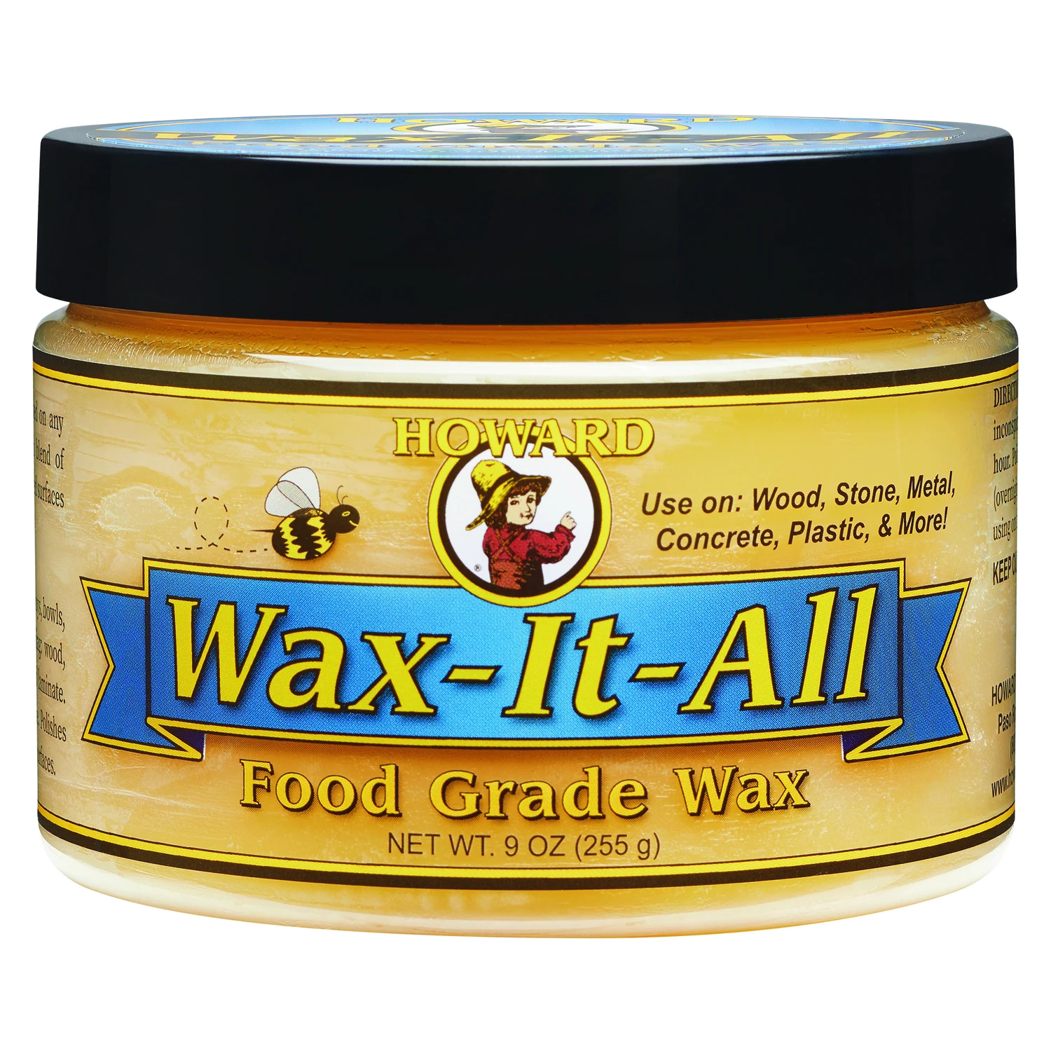 No Scent Food-grade Paste Wax 9 Oz For Wood And Surfaces