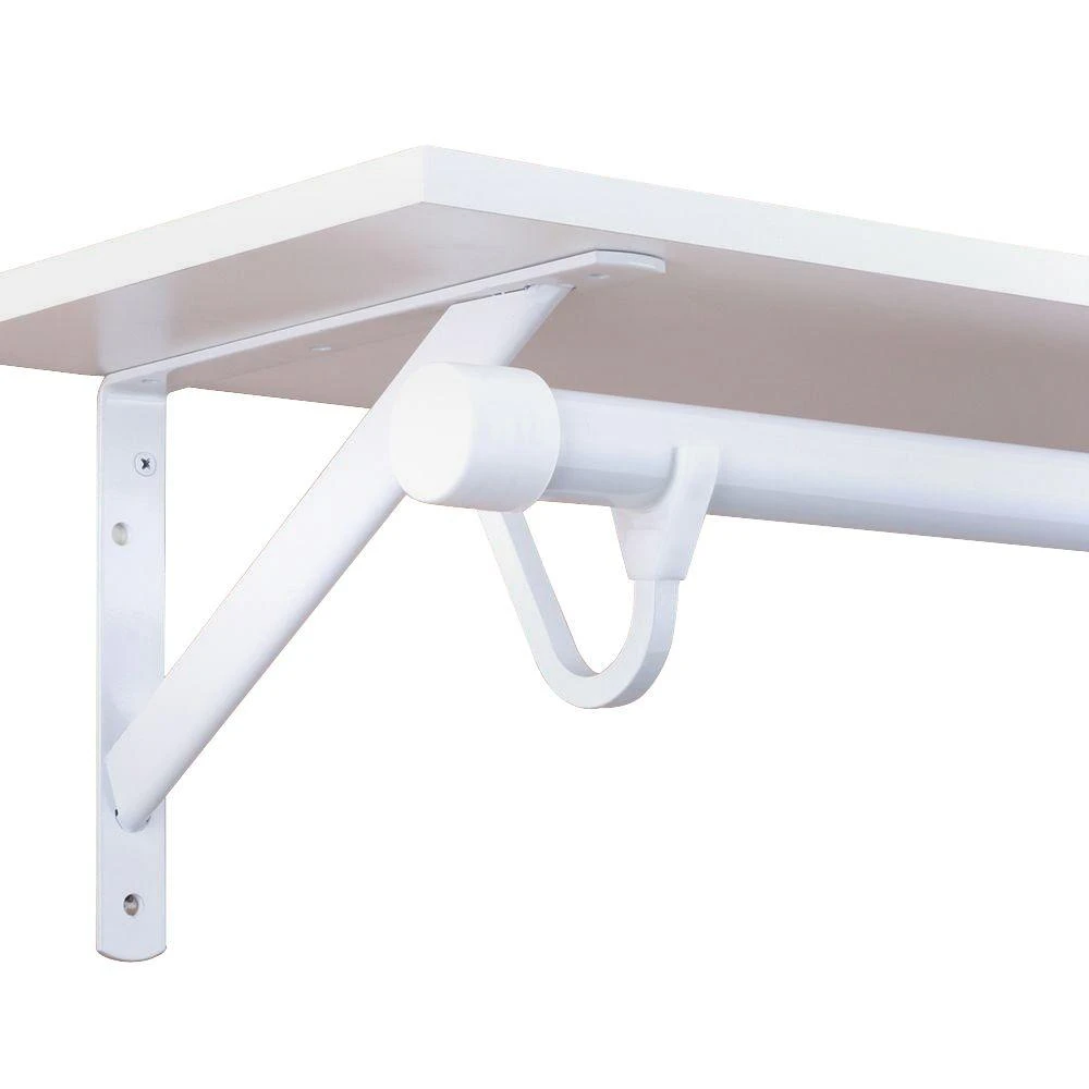 John Sterling Closet-pro 8 Ft. X 1-1/4 In. Extra Heavy-duty Closet Rod, White