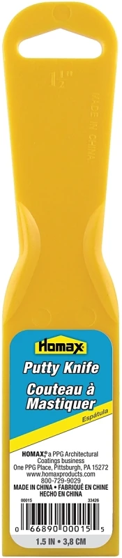 1-1/2 Inch Plastic Putty Knife For Drywall And Repair