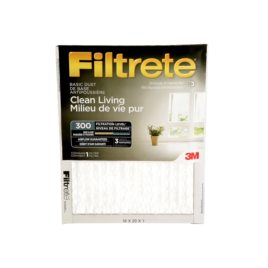 9850dc-6-c Air Filter, 20 In L X 16 In W X 1 In Thick, 1000 Mpr
