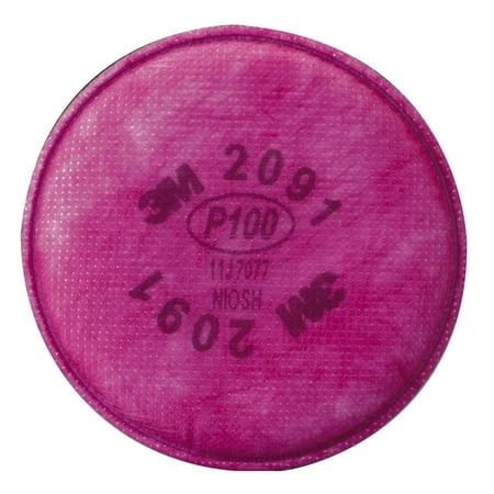 3M 6000 Series NIOSH Approved 2091 P100 respirator Filter