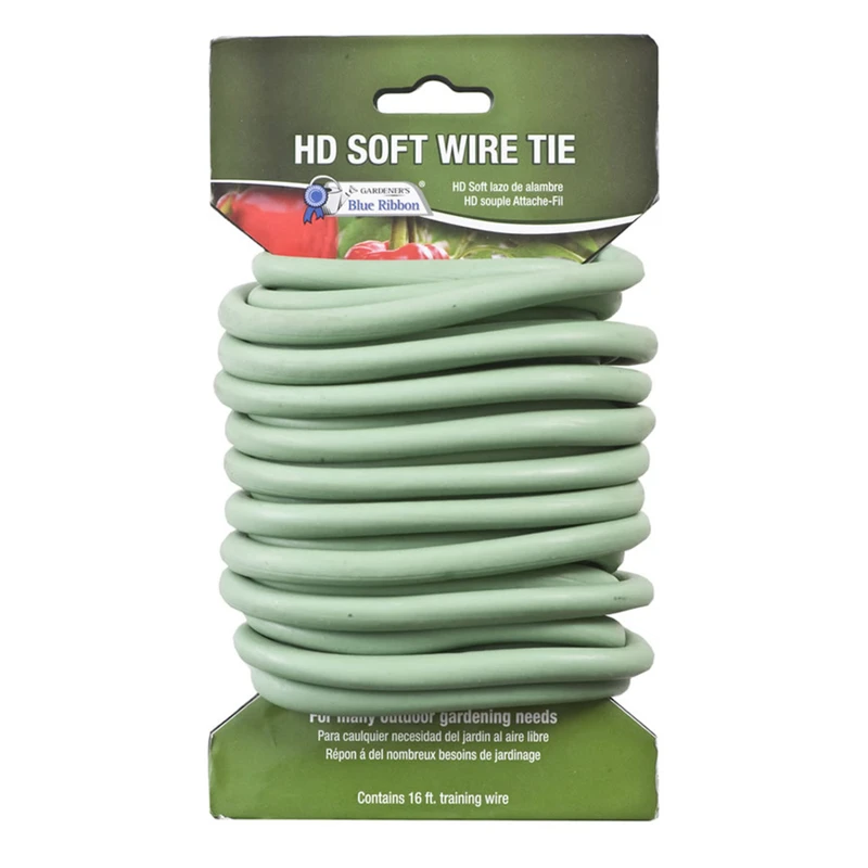 Heavy-duty Soft Wire Tie 16 Ft Roll For Garden Projects