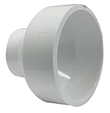 2" X 4" Pvc Dwv Increaser Coupling For Plumbing Applications
