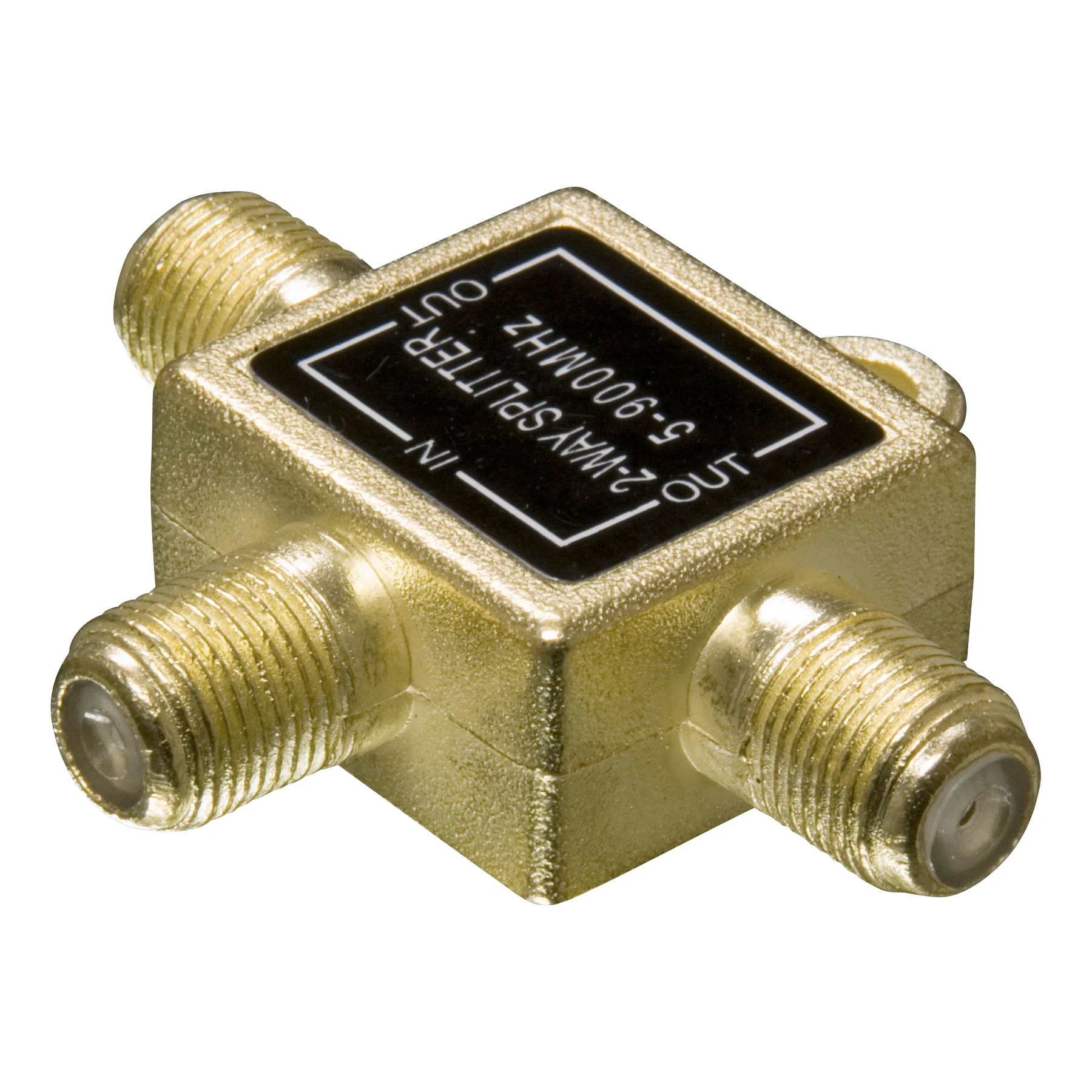 2-WAY COAXIAL CABLE SPLITTER