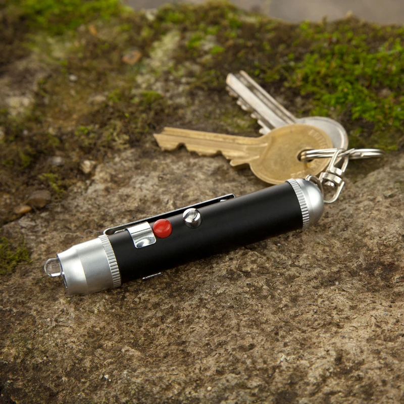 True Utility 5 Lumens Silver Led Key Light With Key Chain And Lr44 Battery Model Tu211