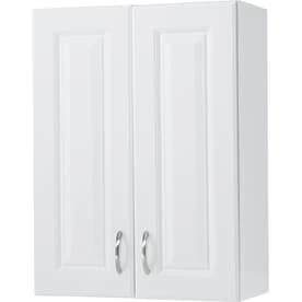 Estate By Rsi 23.75-in W X 32-in H X 12.5-in D White Wood Composite Door Wall Cabinet