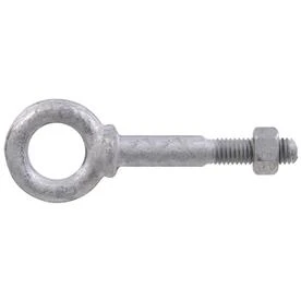 Eye Bolts: The Hillman Group Bolts 1/2-13 x 3-1/4 in. Forged Steel Hot-Dipped Galvanized Eye Bolt with Hex Nut in Shoulder Pattern (5-Pack) 851892.0