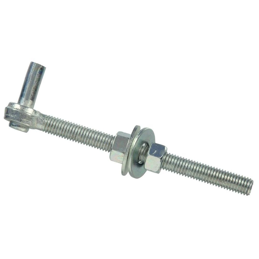 5/8 x 8 in. Gate Bolt Hook in Zinc-Plated (5-Pack)