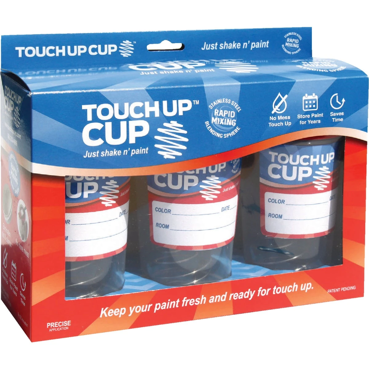 Touchup Cup for storing Touchup Paint (3-Pack)