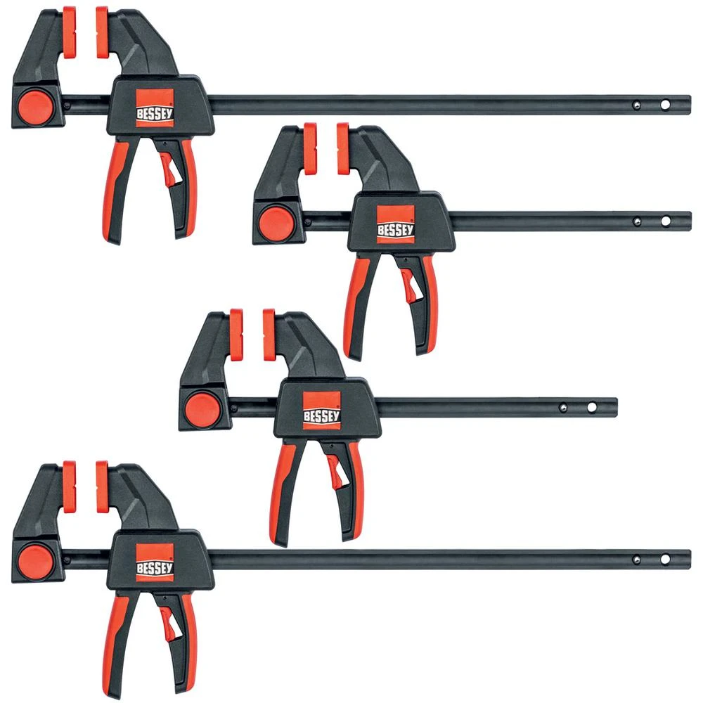 4-piece Trigger Clamp Set With 2 Each Of 6-inch And 12-inch Clamps